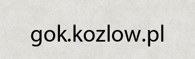 https://gok.kozlow.pl